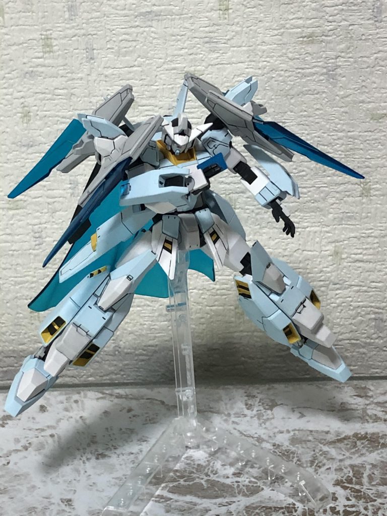 センサー系やビーム系は蛍光ブルーを塗装しています