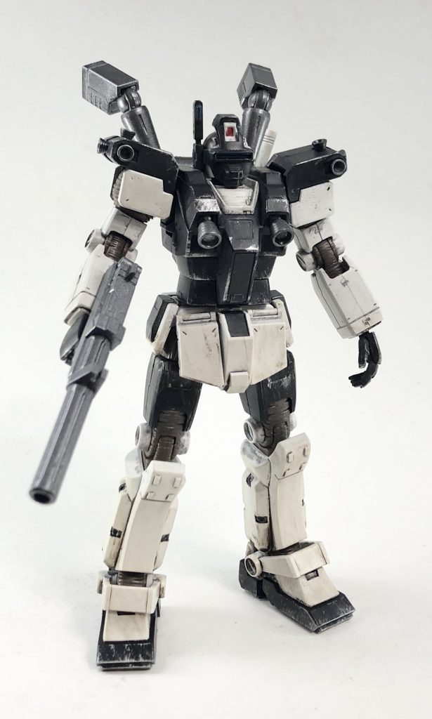 マイブームであるサンダーボルトとMSVのニコイチです特に組み合わせに困った部分もなく、スッと作業は進みました