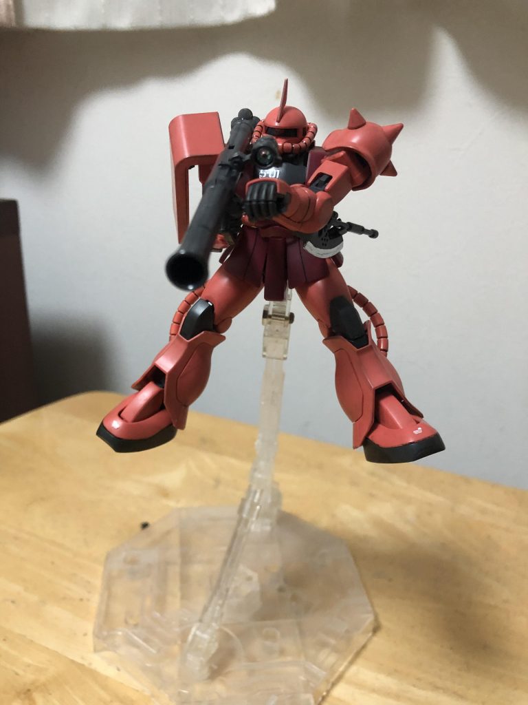 HGシャアザク–5枚目/制作者：アンジェロのプラモデル工房