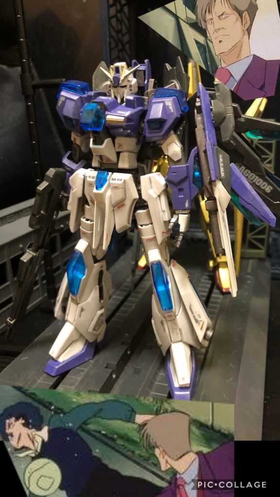 oyz「先ずベースとなったスクランブルガンダムだが、コレは“ガンダムビルドファイターズトライ アイランド・ウォーズ”に登場するガンプラである。 ガンダムゲーム30周年を記念した機体であり、“スクランブル“の名称は1986年に発売されたファミコンソフト、”Zガンダムホットスクランブル“から取られているんだぞっ!  ここで本編とは全く関係ないが、”Zガンダムホットスクランブル“について触れておこう! このゲームは、当時では画期的な3D風シューティングゲームだっ! ウェブライダー形態でゲームスタートっ
地上から迫りくる敵のMSを撃破しつつ、一定の距離を進むとどういう訳か、WRのまんま、そのまま宇宙へ飛ぶっ! そして宇宙から迫りくる敵のMSを撃破しつつ、一定の距離を進むとどういう訳か、そのまま敵の要塞or戦艦に突撃っ! そしてどういう訳か横スクロールのアクションに変化っ!どういう訳かダンジョン常になっている敵の要塞or戦艦を進み、何故だか設置してある中心部のコアを破壊して1ステージクリアとなるのだっ! 3D風シューティング画面ではMS形態になれないっ!Zなのにっ! しかも砲先端しか画面に出ないという思い切りの良さだっ!まあそんな感じの楽しいゲームです。 栃木県壬生町にあるバンダイミュージアムで、今も多分絶賛稼働中だっ! 迫ってくる様々なMSを見るのが楽しいっ
WRのまんまなので撃墜はなかなかムズいっ! 興味ある方は是非プレイしてほしいぞっ」カミーユ「ガンプラのレビューと、全然関係ないじゃないですか!」
    +