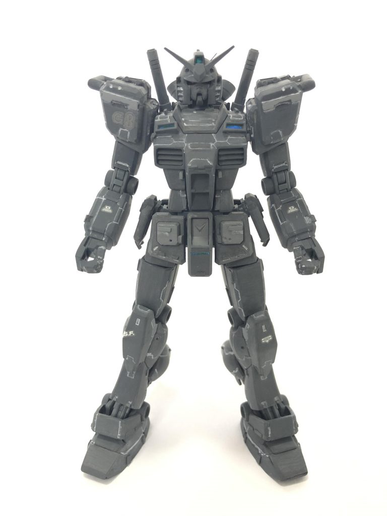 ◼️素体ガンダム8号機です肩にジムコマンドの肩を切り貼りしています