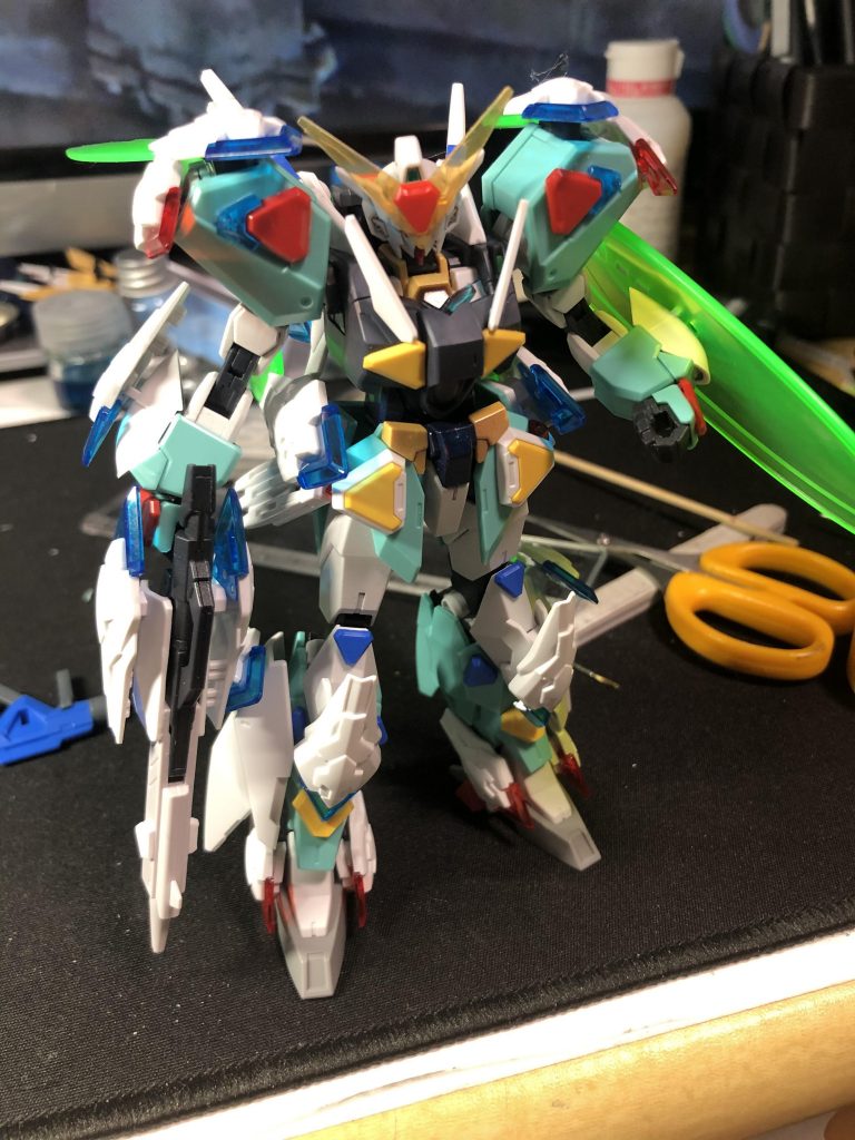 塗装前の状態。胸部がイマイチだったので
    +