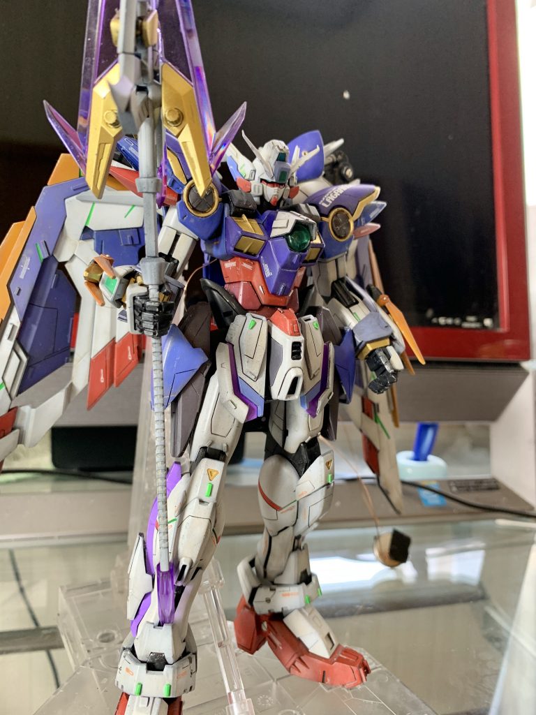 墨入れ、ウォッシングと、ウェザリングも行いましたそして、パーツが割れました（＾Ｏ＾）