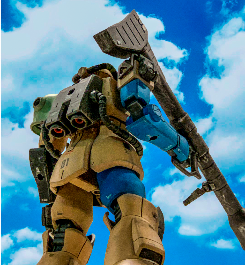 もっとちゃんと巨大に見えるよう、スケール感を出す技術を上げたいです(工作、撮影共に)。 +