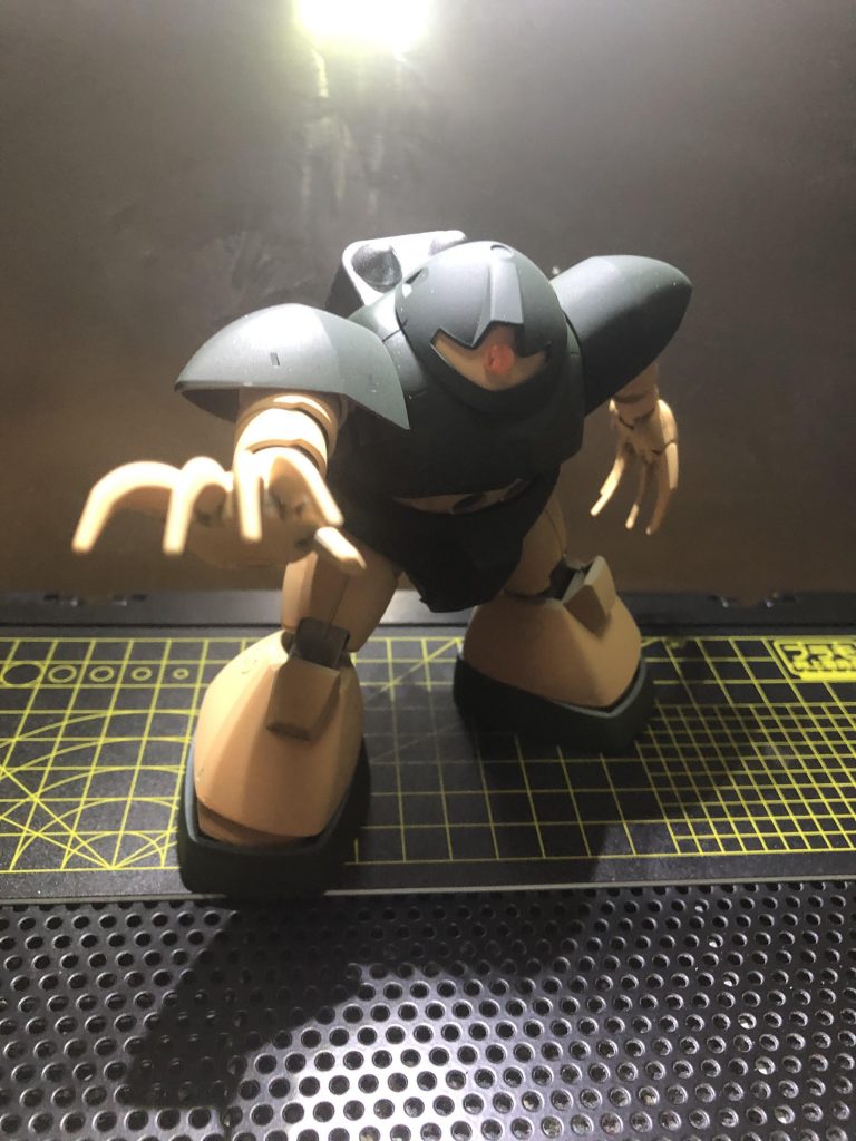 足の合わせ目消しなかなか上手く出来た！ここは凄く満足