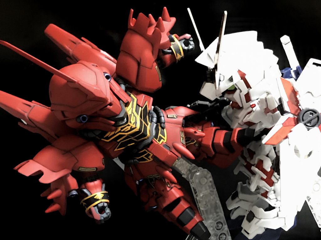 また敵となるか ガンダム！（本当はユニコーンモードでないといけませんが…）