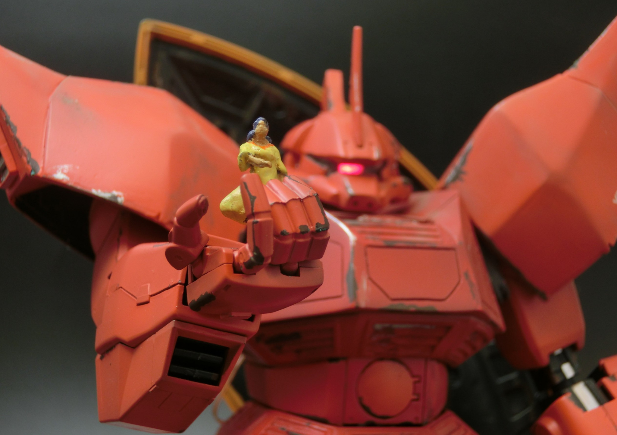 1/100 MG シャア専用ゲルググ THE ORIGIN｜hiroshimさんのガンプラ作品 