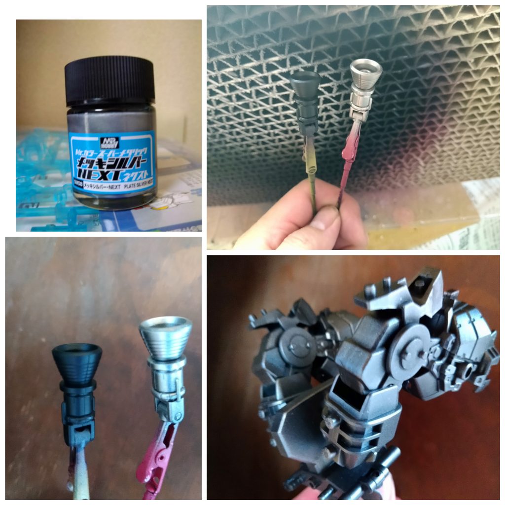 黒下地にシルバー