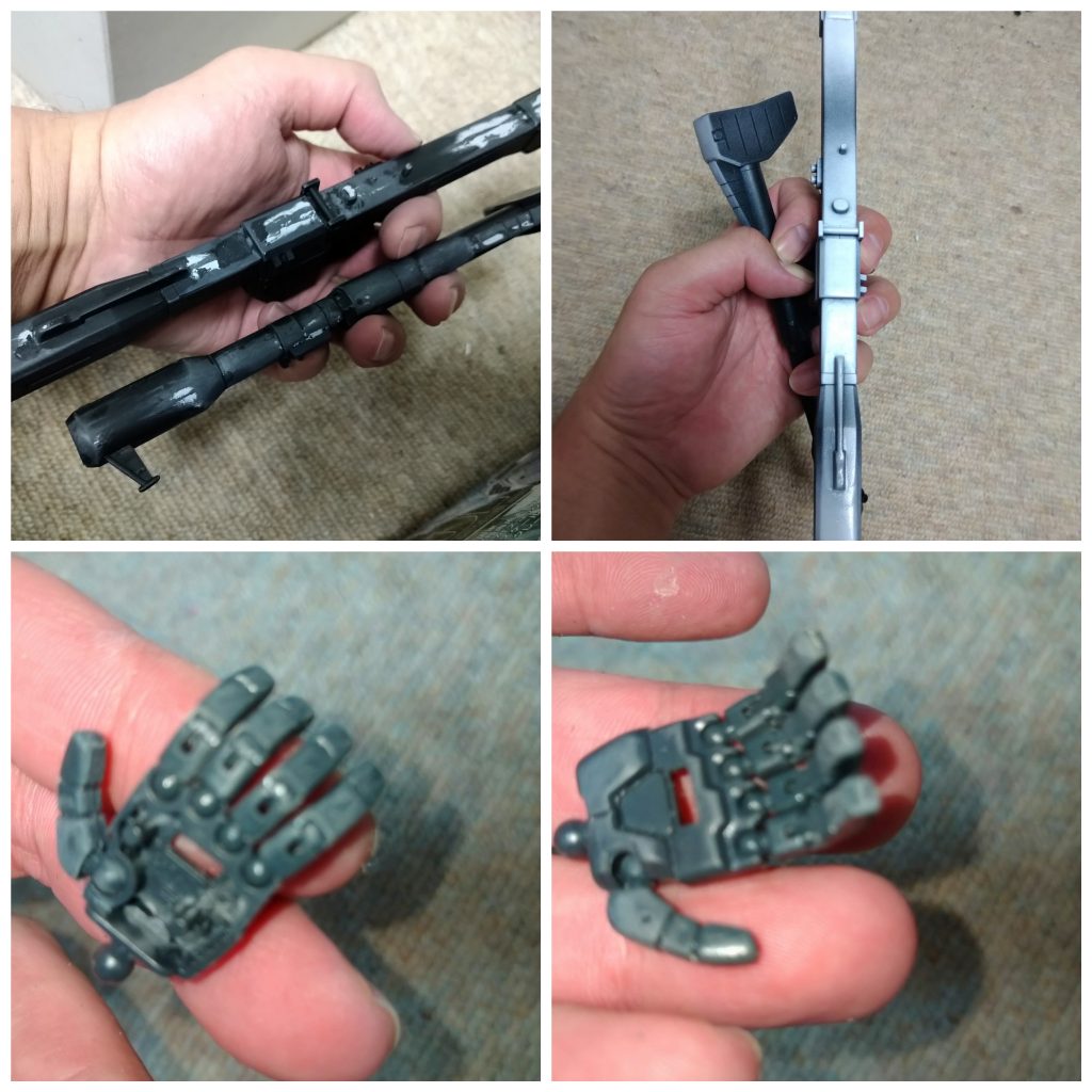 合わせ目、パーティングライン処理など