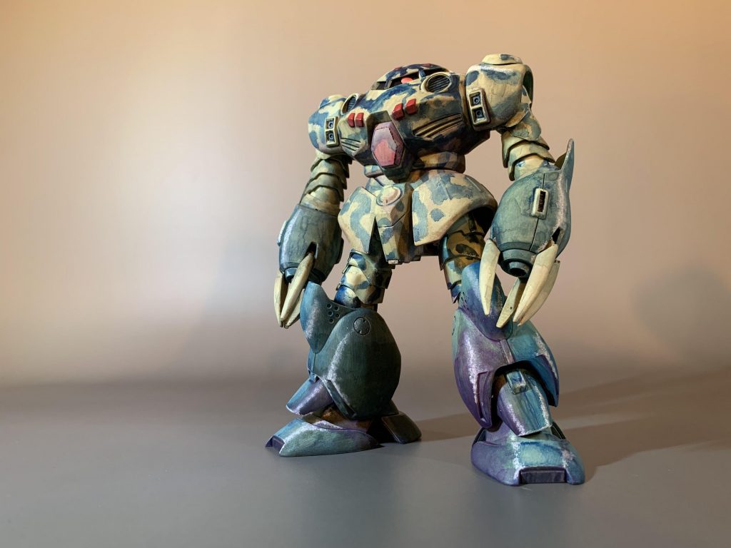 塗装はシタデルとアクリルガッシュとMR.ウェザリングカラーを使っております。