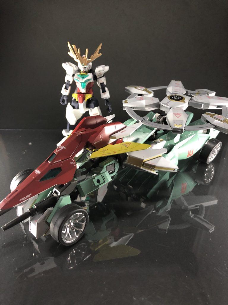 今回もアーマーと飛行形態の方の合体としてコアフォーミュラになります。

今回はあえてコアガンダムだけ別途にしました。