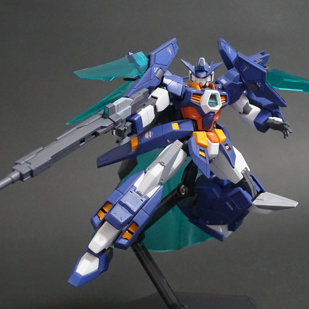 トライドッズライフルを構えて