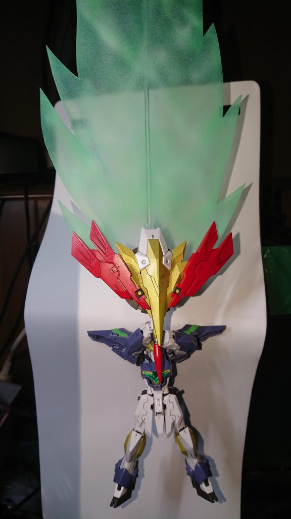 ビームエフェクトはプラ板で作りました。悪くないような気がする⁉️