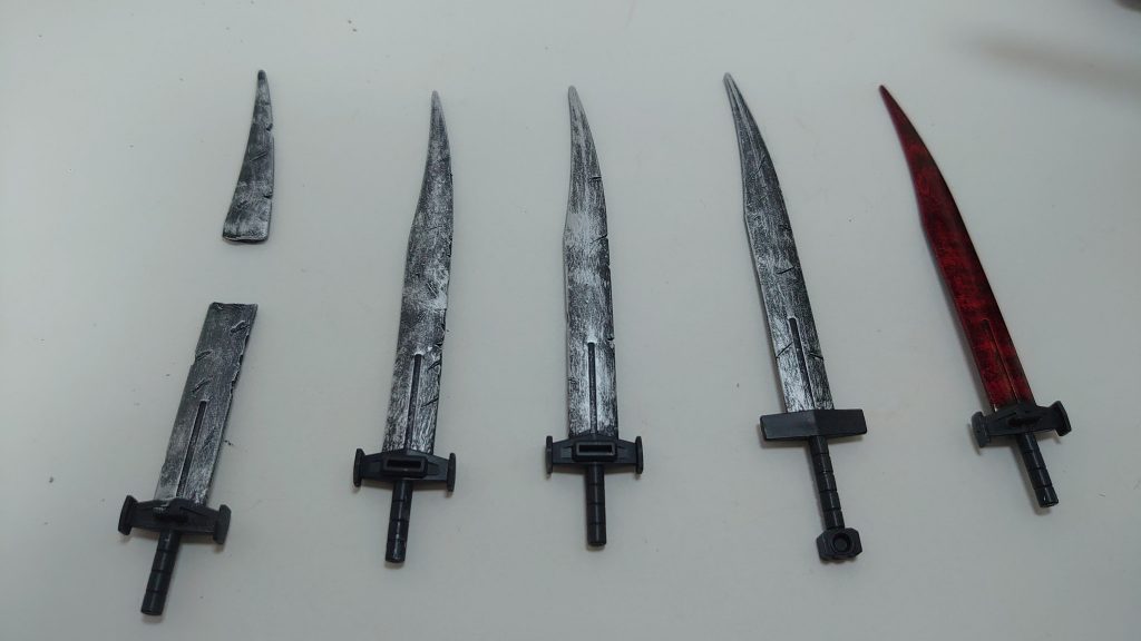 キャンペーンでもらった剣がたくさんあったので発熱させたり折ったりしました。