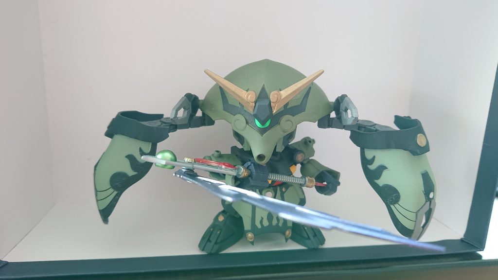 強襲形態

角はネオジム磁石で固定してます。
塗装は主にガンダムマーカーエアブラシシステムで、部分塗装はPebeo 4 ARTIST MARKERを使いました。