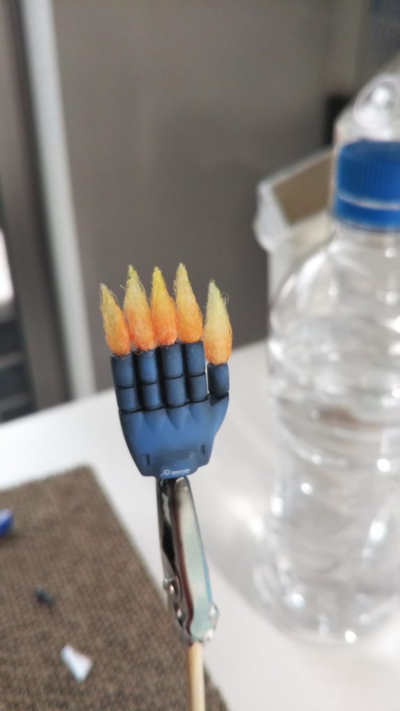 全ての爆弾などは綿で再現