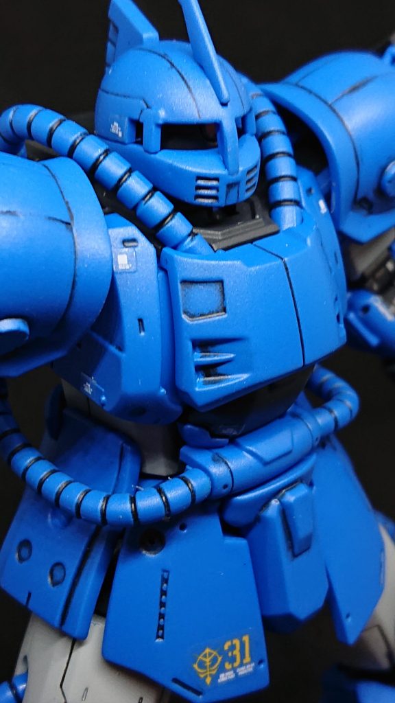 今回はスミ入れだけでウェザリング無しです。