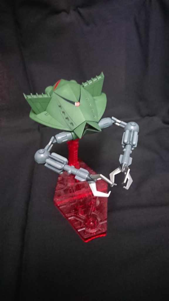 本来、口パーツは接着剤で固定だったが、交換出来る様に改造しました。(1/550ガンダム付いてきて欲しかった…)