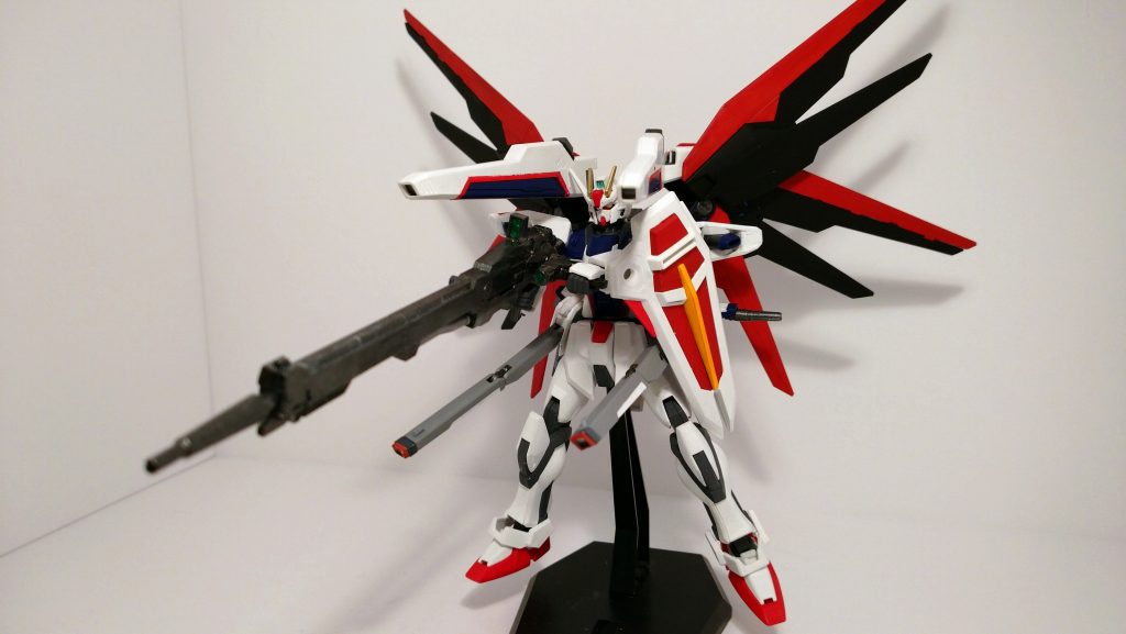 ハイマットフルバーストモード！ロングビームライフル装備。ライトニングガンダムの物ですね！