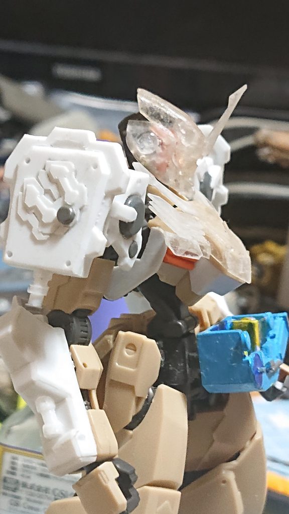 肩のゼリーや前腕はプラ板からのスクラッチ
とても疲れました