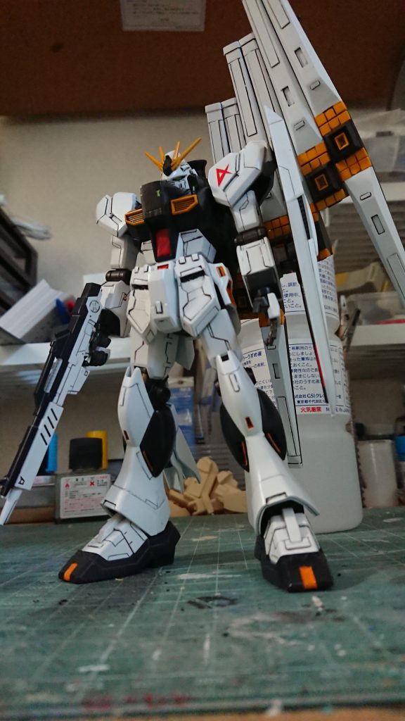 ＨＧＵＣ   νガンダム–4枚目/制作者：ちぇ