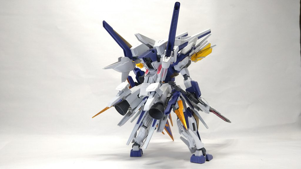 ──フロント･リア──


【製作レシピ兼使用キット一覧】
･ガンダムダブルオーダイバー
→頭部

･ガンダムAGE-FX
→胴体･腕部･Cファンネル･腰部(ブースター)

･V2アサルトバスターガンダム
→腰部･脚部･バックパック

･Hi-νガンダムヴレイブ
→肩部

･メガライドランチャー
→バックパック

･ユニバースブースター
→胸部･バックパック

･ノーネームライフル
→武装

･ガンダムダブルオースカイ
→脚部･武装

･ダブルオークアンタ
→武装

･ダブルオーガンダムセブンソード/G
→武装

･バンシィ･ノルン
→肩部

･ユニコーンガンダム[ペルフェクティビリティ]
→武装

･シナンジュ
→バックパック

･GNソードIVフルセイバー
→武装

･ウイングガンダムゼロ炎カスタムキット
→頭部

･フリーダムガンダムカスタムキット
→肩部

以上の構成となっております。