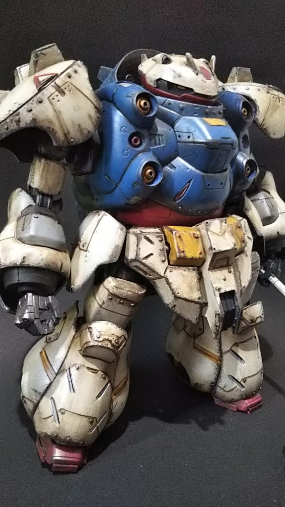 ファレホ筆塗り。簡単お気軽汚し。