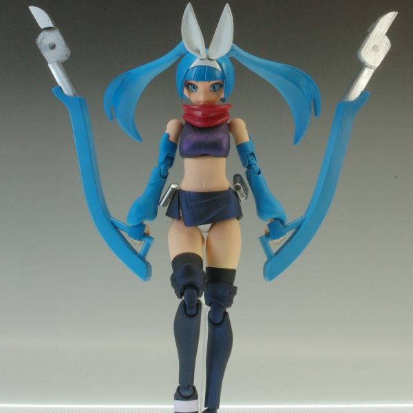 ガンプラHG ダイバーアヤメ（フェネクス） 美少女プラモデル 自作改造品 - プラモデル