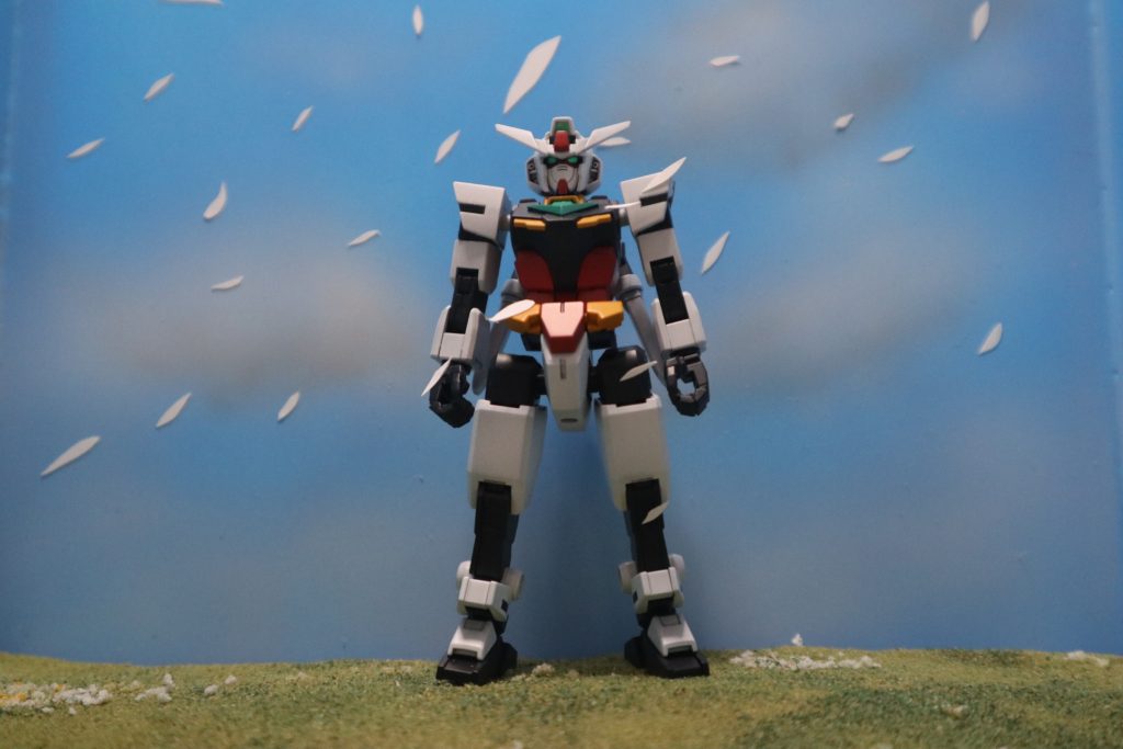 コアガンダムにも花びら的演出。