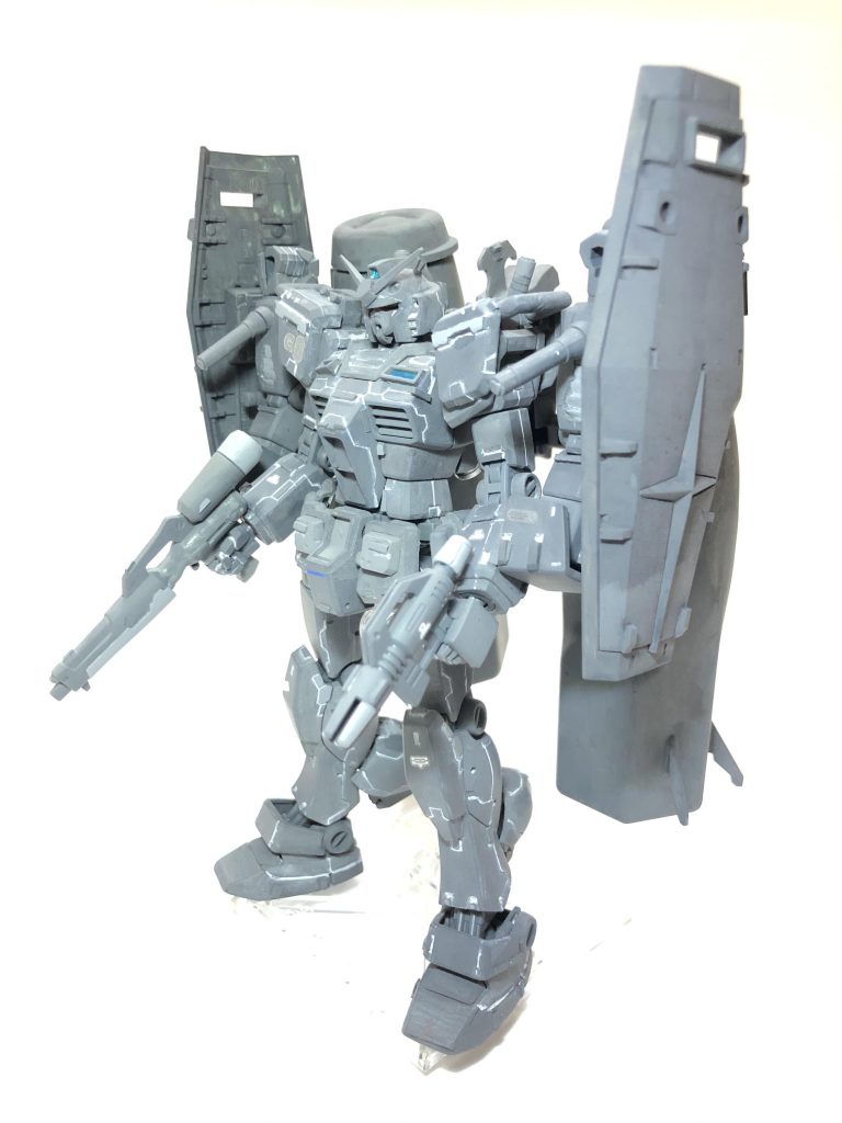 2. マスオディテールをリスペクトした全身のモールドセイラマスオさんをリスペクトした全身モールドとプラ板によるディテールアップを施しています