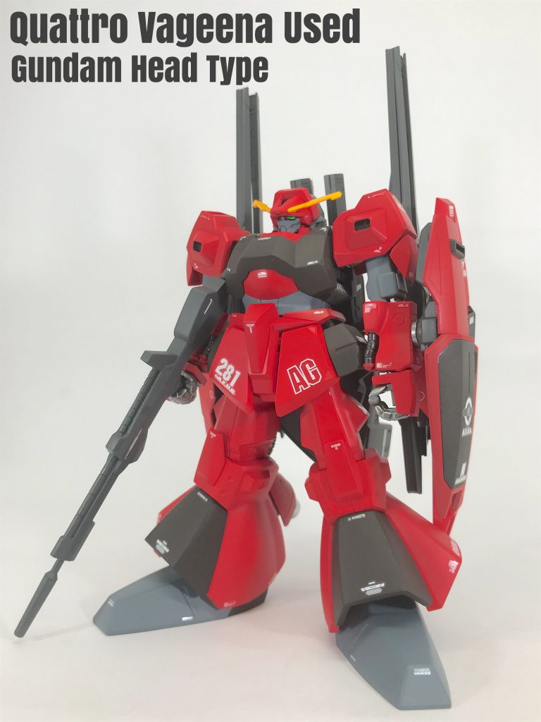 おまけビルドガンマガンダム頭部版。今のマイブームはゼータガンダム系でして、現在作成中の機体もゼータに連なるものです。毎度のことながら手の遅い作者ですがこの夏休みを利用して作成を進めたいところです。(^。^)