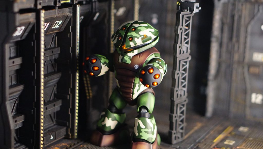 ミリタリーアッガイ–3枚目/制作者：gunpla_bo