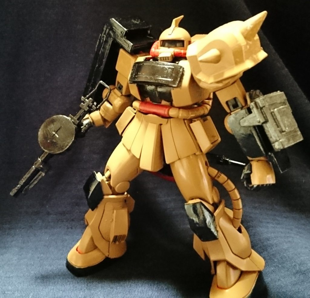 ＨＧリバイブ シャアザクベース デザートザク(荒野の迅雷ヴィッシュ・ドナヒュー中尉機)–3枚目/制作者：アレス