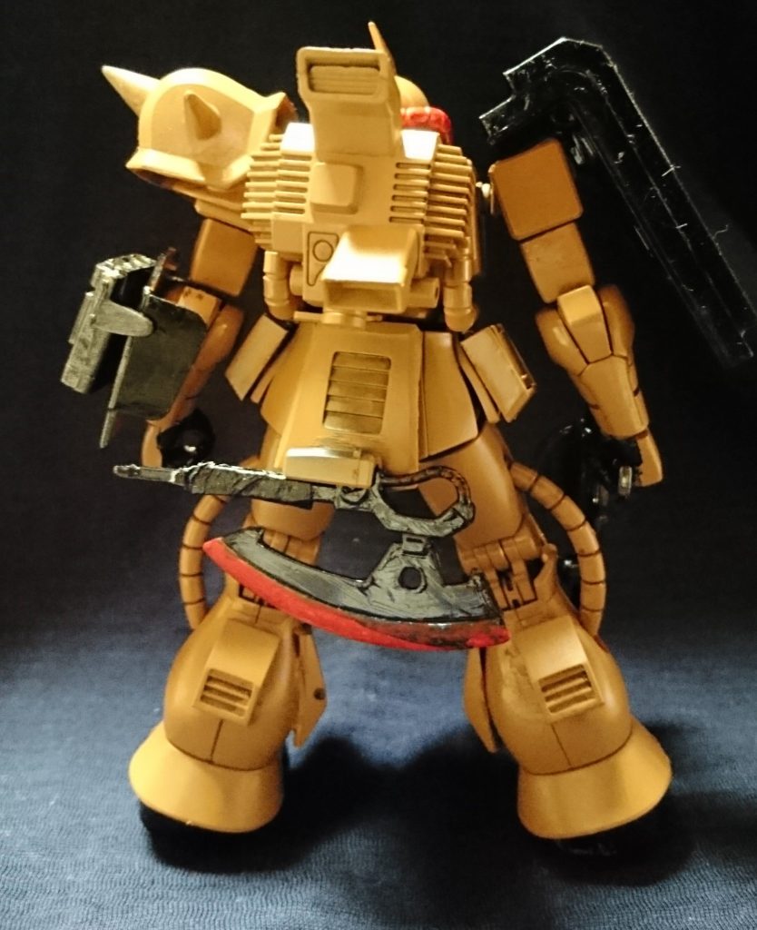 ＨＧリバイブ シャアザクベース デザートザク(荒野の迅雷ヴィッシュ・ドナヒュー中尉機)–6枚目/制作者：アレス