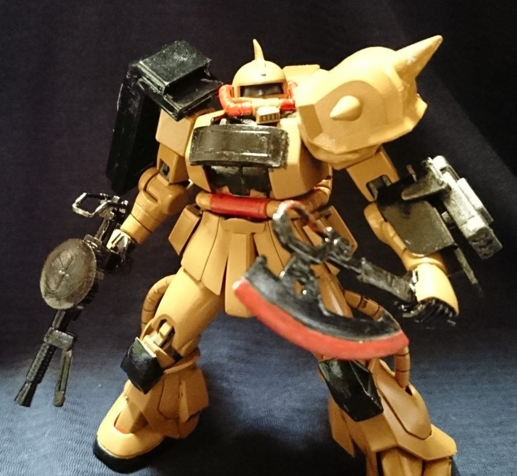 ＨＧリバイブ シャアザクベース デザートザク(荒野の迅雷ヴィッシュ・ドナヒュー中尉機)–5枚目/制作者：アレス