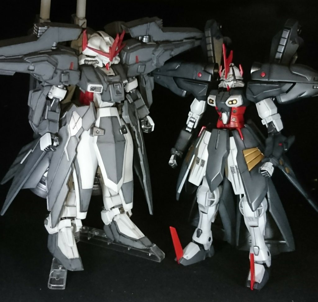 4年前にミキシングで再現したハイドラガンダムとツーショット