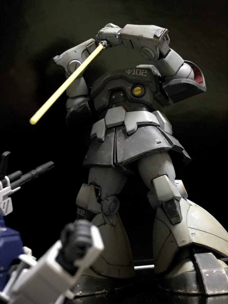 （カレン）どう撃っても融合炉に当たっちまう！あぁ、この第10話の一連のシーンが再現できて、心から満足です。