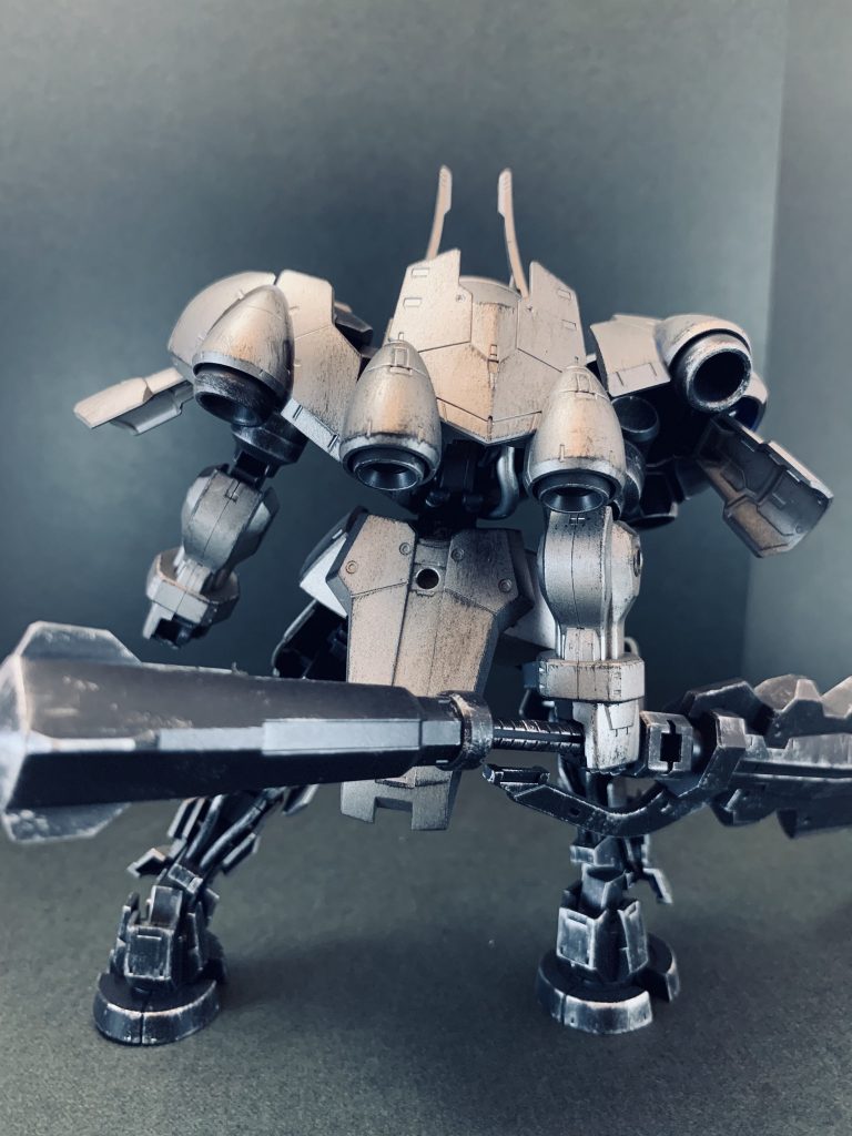 バックショット
ウォッシングもしようかと思ったけど、ドライブラシのみにしました