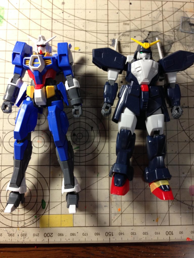 昔と今のキットで等身が異なったので不安でしたが何とかなりました。