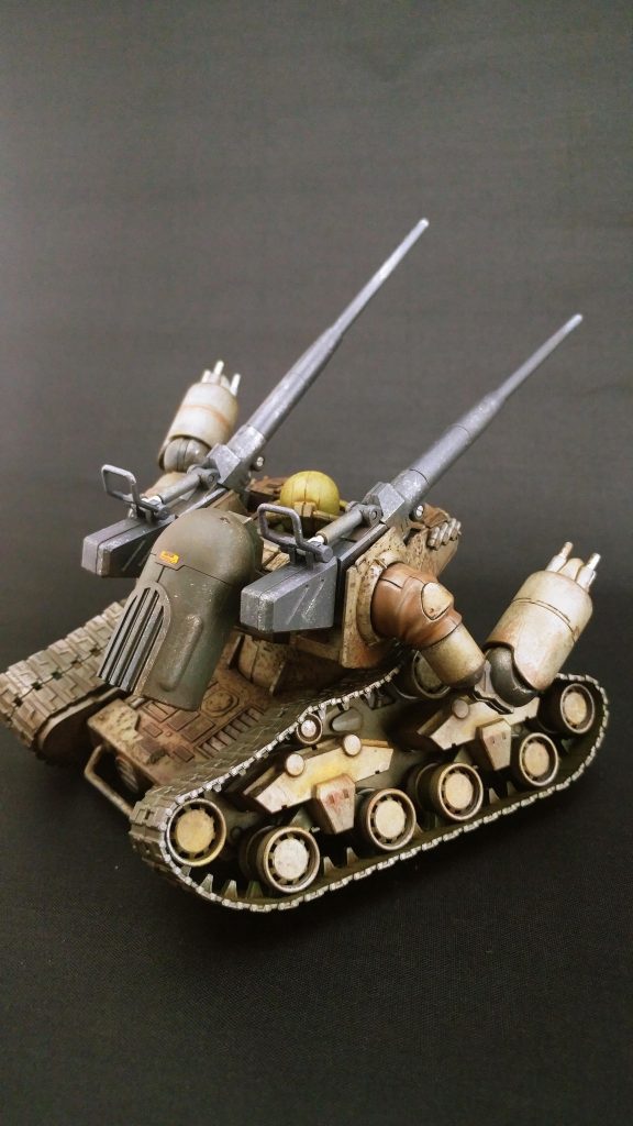 鹵獲現地改修砲撃強化型ザクタンク–3枚目/制作者：4416