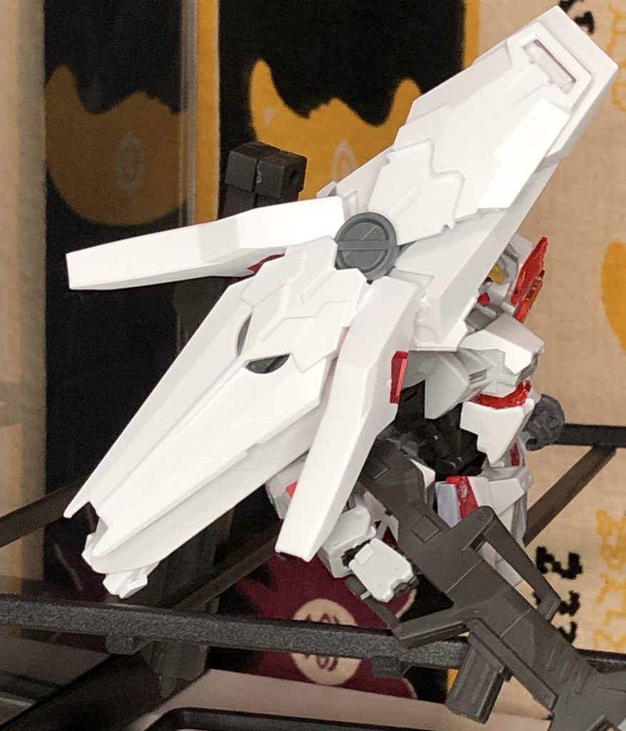 ナラティブシールド+ユニコーンシールド。サイコフレーム部分が思ったより余ってしまったので今後再利用したいところ。