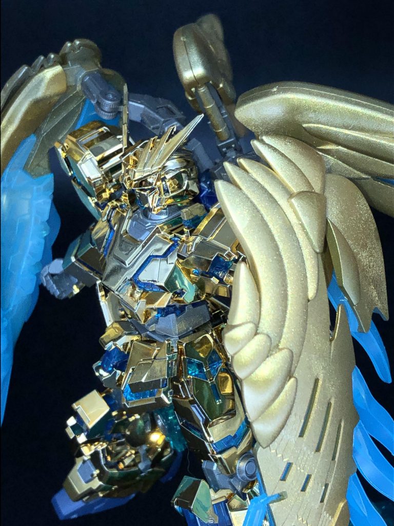 間違えてクリア版のRGウイングゼロカスタムを買ってしまったわけですが、サイコフレーム入りにしようと思ったらむしろ大正解でした。