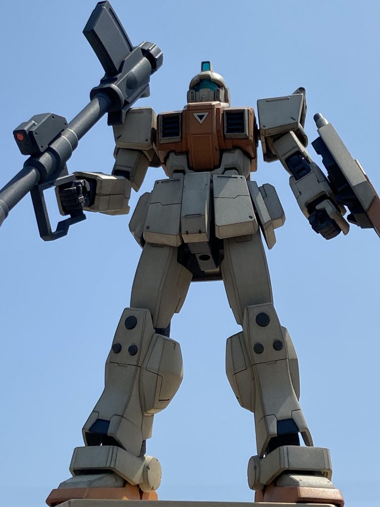 HGUC陸戦型ジム–2枚目/制作者：あせろら