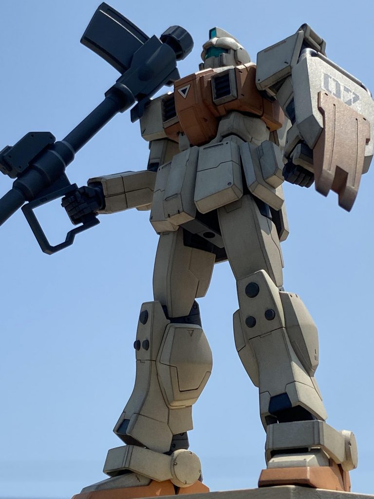 HGUC陸戦型ジム–3枚目/制作者：あせろら