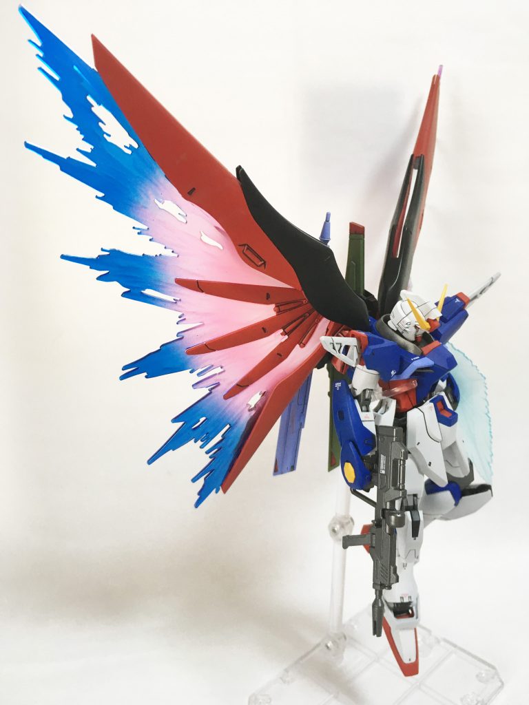 カラーレシピ
Cクレオス Gガイア
下地:Cグレーサフ1000
白:Cクールホワイト
青:Cスージーブルー+Cパープル
赤:Cモンザレッド
黄:C橙黄色+Cクールホワイト
黒:Cブラック
水色:C MSブルー+Cクールホワイト
緑:C RML82グリーン+Cキアライエロー
関節:Gスターブライトアイアン
関節一部:Cシルバー
白グラデ:Cクールホワイト
青グラデ:Cメタリックブルー