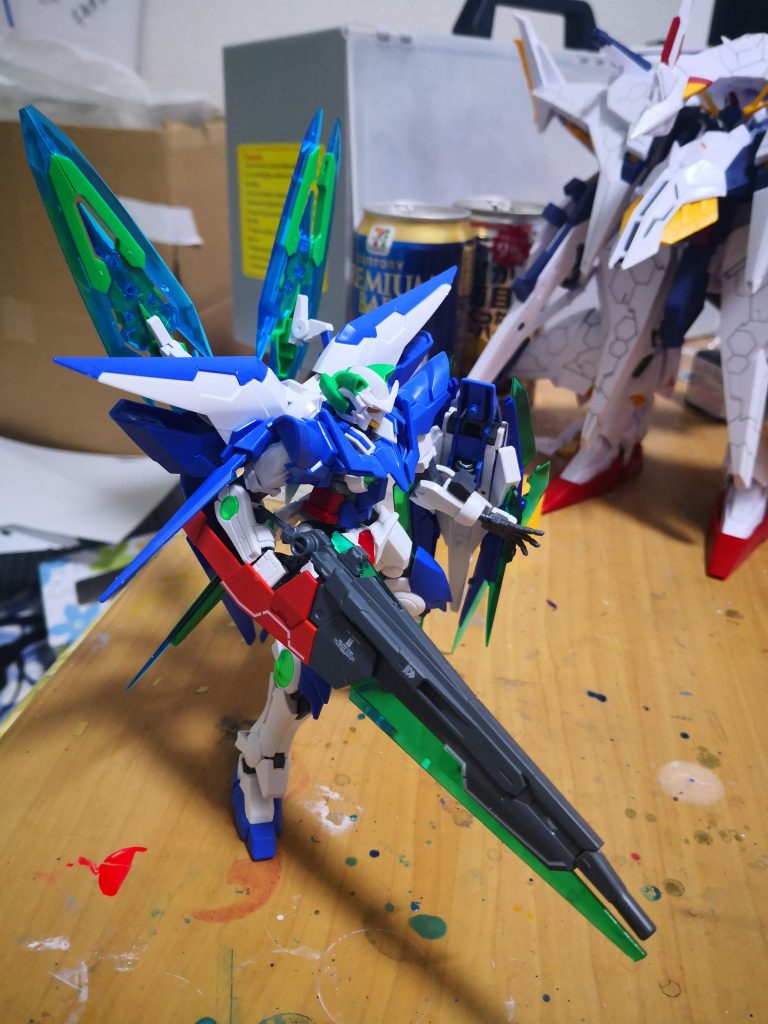 塗装前はこんな感じでした。ライフルどこ行った。