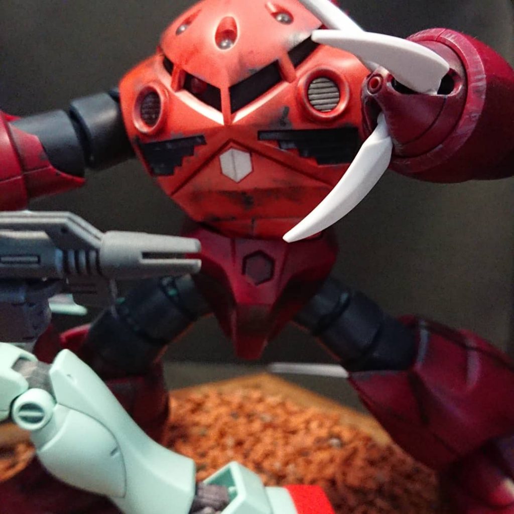 接近ショット。うまく汚せてるでしょうか。