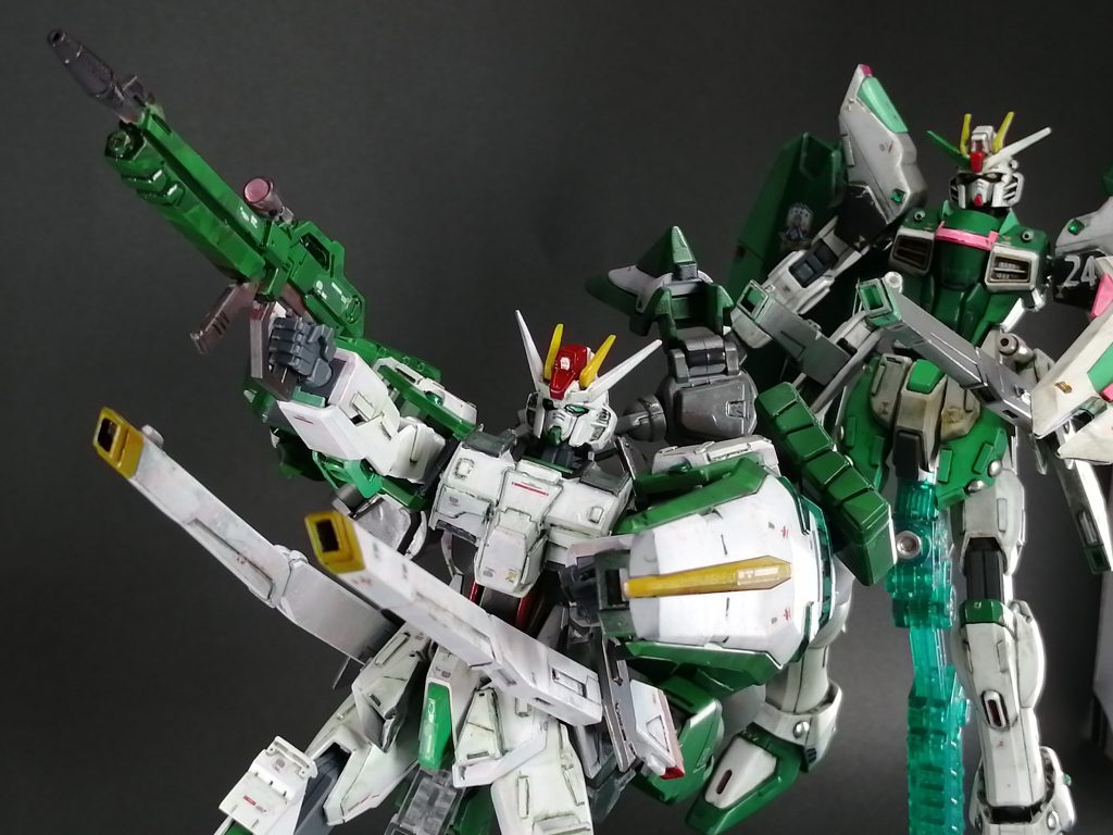 春に完成したフリーダムとのダブルショット。