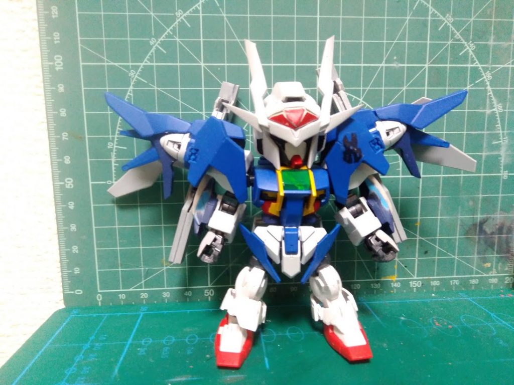 以前作ったダブルオースカイ これをリペイントして作ってます