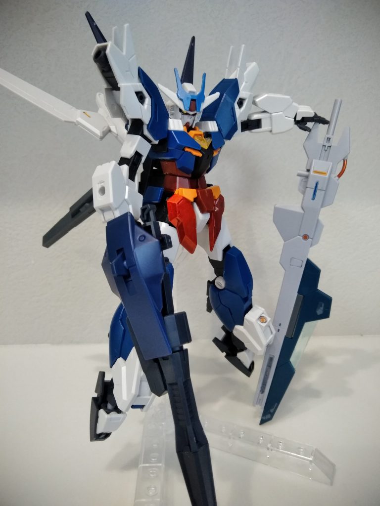 NOX(ノークス)はネイビー(Navy)とオレンジ(Orange)をクロス(X )でのカラーリング呼称とNumberXをかけました!大型の実体検型複合兵装とビームガトリング型シールドが主兵装!!
+